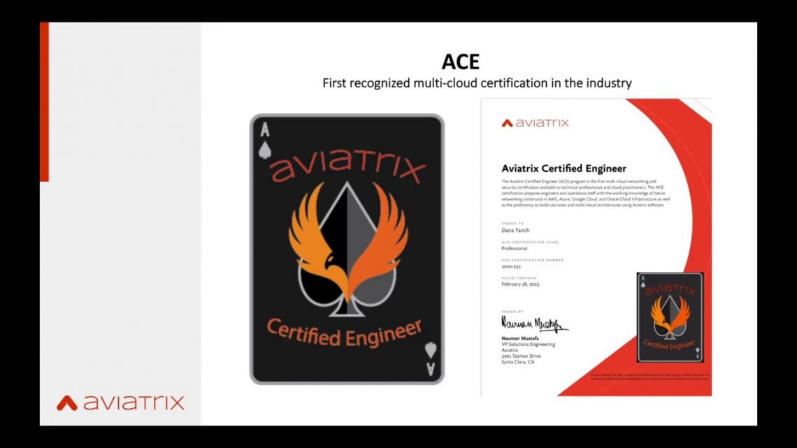 All you need to know about Earning An Aviatrix ACE Certification